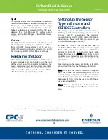 Предварительный просмотр 4 страницы Emerson Carbon Dioxide Sensor Product Information Sheet