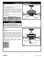 Предварительный просмотр 16 страницы Emerson Carrera CF784BS00 Owner'S Manual