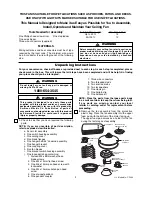 Предварительный просмотр 3 страницы Emerson CARRERA VERANDA CF542AW00 Owner'S Manual