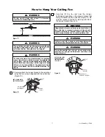 Предварительный просмотр 7 страницы Emerson CARRERA VERANDA CF542AW00 Owner'S Manual