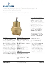 Emerson CASH VALVE FRM Installation, Maintenance, And Parts Manual предпросмотр