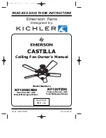 Emerson CASTILLA KF120SCK00 Owner'S Manual preview