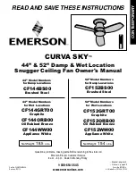 Emerson CF144GRT00 Owner'S Manual предпросмотр