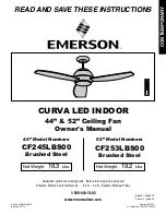 Emerson CF245LBS00 Manual preview