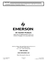 Preview for 28 page of Emerson CF245LBS00 Manual