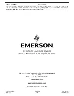 Preview for 28 page of Emerson CF279BQ00 Owner'S Manual