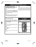 Предварительный просмотр 18 страницы Emerson CF430BS00 Owner'S Manual