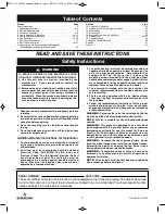 Предварительный просмотр 2 страницы Emerson CF5200BS00 Owner'S Manual