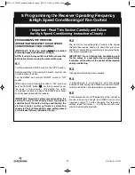 Предварительный просмотр 22 страницы Emerson CF5200BS00 Owner'S Manual