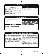 Preview for 25 page of Emerson CF5200BS00 Owner'S Manual