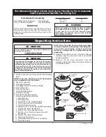 Предварительный просмотр 3 страницы Emerson CF620AP00 Owner'S Manual