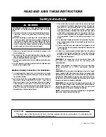 Preview for 2 page of Emerson CF654AW01 Owner'S Manual