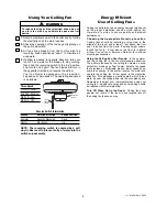 Preview for 8 page of Emerson CF654AW01 Owner'S Manual