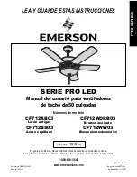 Предварительный просмотр 29 страницы Emerson CF712AB03 Owner'S Manual