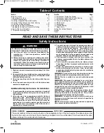 Предварительный просмотр 2 страницы Emerson CF717BS01 Owner'S Manual