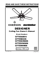 Emerson CF755AB06 Owner'S Manual предпросмотр