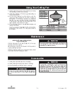 Предварительный просмотр 10 страницы Emerson CF755BS00 Owner'S Manual