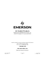 Предварительный просмотр 16 страницы Emerson CF755BS00 Owner'S Manual