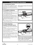 Предварительный просмотр 20 страницы Emerson CF930LBS00 Owner'S Manual