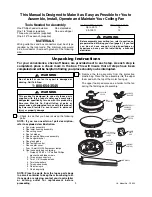 Предварительный просмотр 3 страницы Emerson CF955BS 00 Owner'S Manual