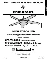 Emerson CF955LBS00 Owner'S Manual предпросмотр