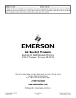 Предварительный просмотр 52 страницы Emerson CF955LBS00 Owner'S Manual