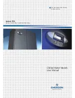 Emerson Chilled Water Series User Manual preview