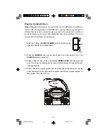 Предварительный просмотр 14 страницы Emerson CKD2300 Owner'S Manual