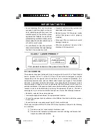 Preview for 4 page of Emerson CKD3630 Owner'S Manual