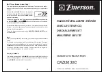 Preview for 12 page of Emerson CKD3630C Owner'S Manual