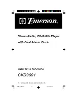 Emerson CKD9901 Owner'S Manual preview