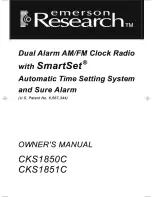 Emerson CKS1851C Owner'S Manual preview