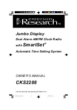 Emerson CKS2288 Owner'S Manual preview