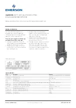 Предварительный просмотр 1 страницы Emerson Clarkson ZP300 Installation And Maintenance Instructions Manual