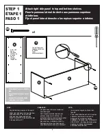 Предварительный просмотр 6 страницы Emerson ClosetMaid 10-Cube Organizer Installation Instructions Manual