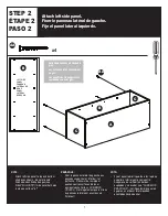 Предварительный просмотр 7 страницы Emerson ClosetMaid 10-Cube Organizer Installation Instructions Manual