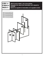 Предварительный просмотр 9 страницы Emerson ClosetMaid 10-Cube Organizer Installation Instructions Manual