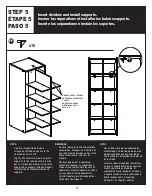 Предварительный просмотр 10 страницы Emerson ClosetMaid 10-Cube Organizer Installation Instructions Manual