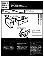 Preview for 9 page of Emerson CLOSETMAID 10 in. Drawer Installation Instructions Manual