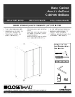 Emerson ClosetMaid 12741 Installation Instructions Manual preview