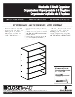 Emerson ClosetMaid 156500 Installation Instructions Manual preview