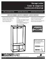 Emerson CLOSETMAID 1598 Installation Instructions Manual preview