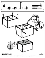 Предварительный просмотр 8 страницы Emerson Closetmaid 33153 Assembly Manual