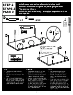 Предварительный просмотр 7 страницы Emerson ClosetMaid 4-Shelf Organizer Installation Instructions Manual