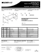 Preview for 1 page of Emerson ClosetMaid 8111 Manual