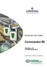 Preview for 1 page of Emerson Commander SX Advanced User'S Manual