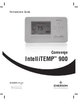 Emerson Comverge IntelliTEMP 900 Homeowner'S Manual предпросмотр