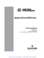 Предварительный просмотр 2 страницы Emerson Control Techniques EN Series Reference Manual