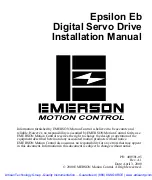 Preview for 2 page of Emerson Control Techniques Epsilon Eb-202 Installation Manual