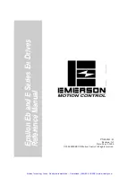 Предварительный просмотр 2 страницы Emerson Control Techniques Epsilon Eb-202 Reference Manual